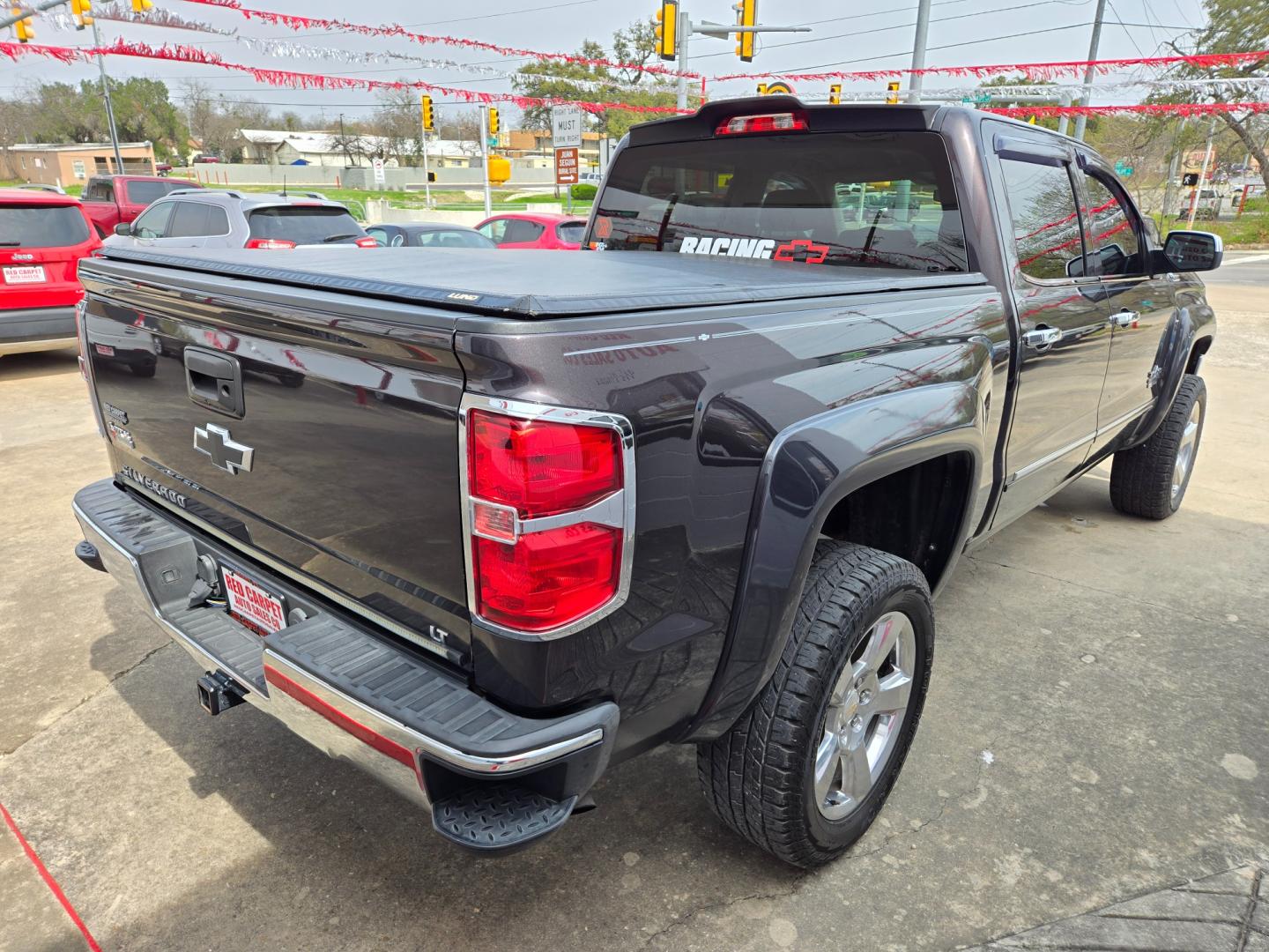 2016 BLACK /BLACK Chevrolet Silverado 1500 (3GCPCRECXGG) with an 5.3L V8 F OHV 16V engine, Automatic transmission, located at 503 West Court, Seguin, TX, 78155, (830) 379-3373, 29.568621, -97.969803 - Photo#2